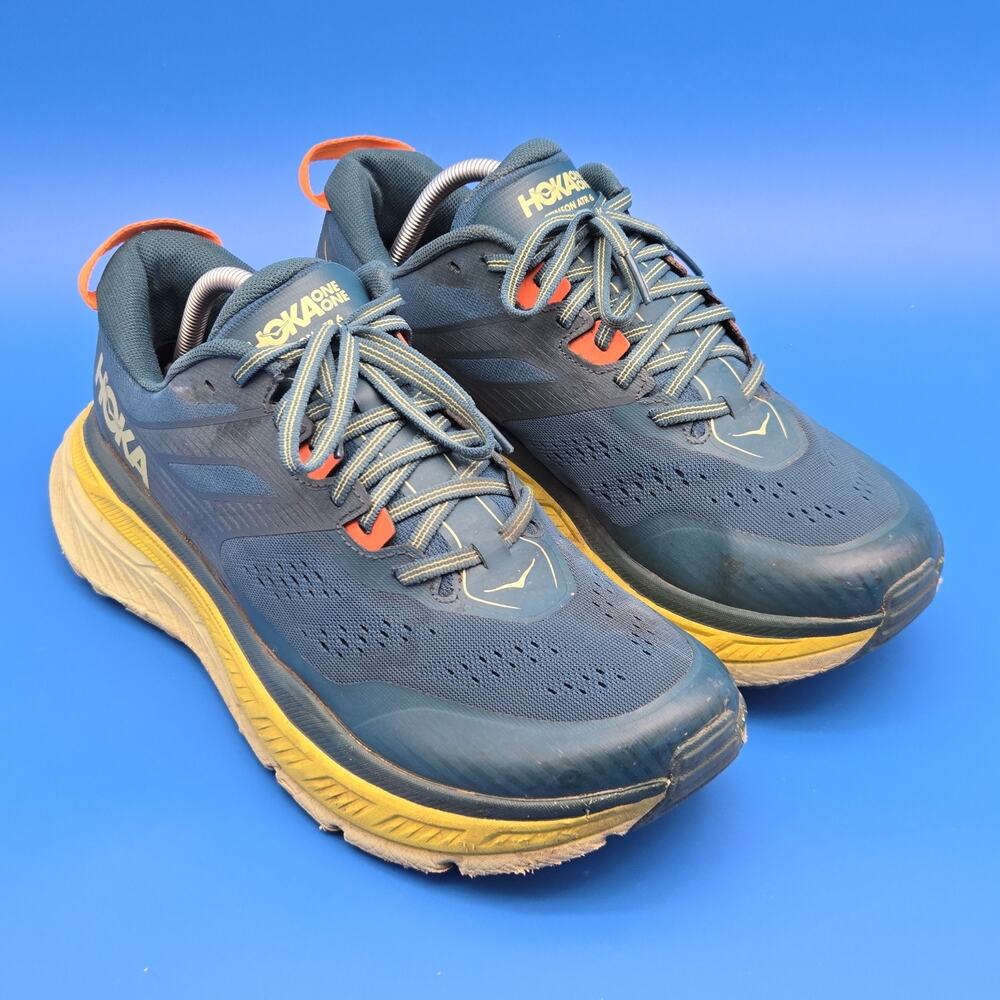 HOKA One One Stinson ATR 6 Blue Coral Men’s 11 Trail Running Shoes Sneakers - Picture 4 of 13